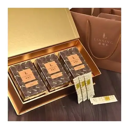 林銀杏|《LINSING 林銀杏官方直營》銀杏粉隨身包禮盒(3gx30包/小盒)x3入 禮盒