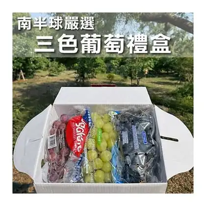 水果狼FRUITMAN|嚴選三色葡萄禮盒3kg 水果禮盒 免運